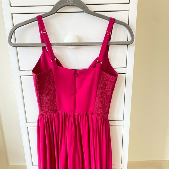 Amanda Uprichard Hot Pink Mini Dress - Picture 3 of 6